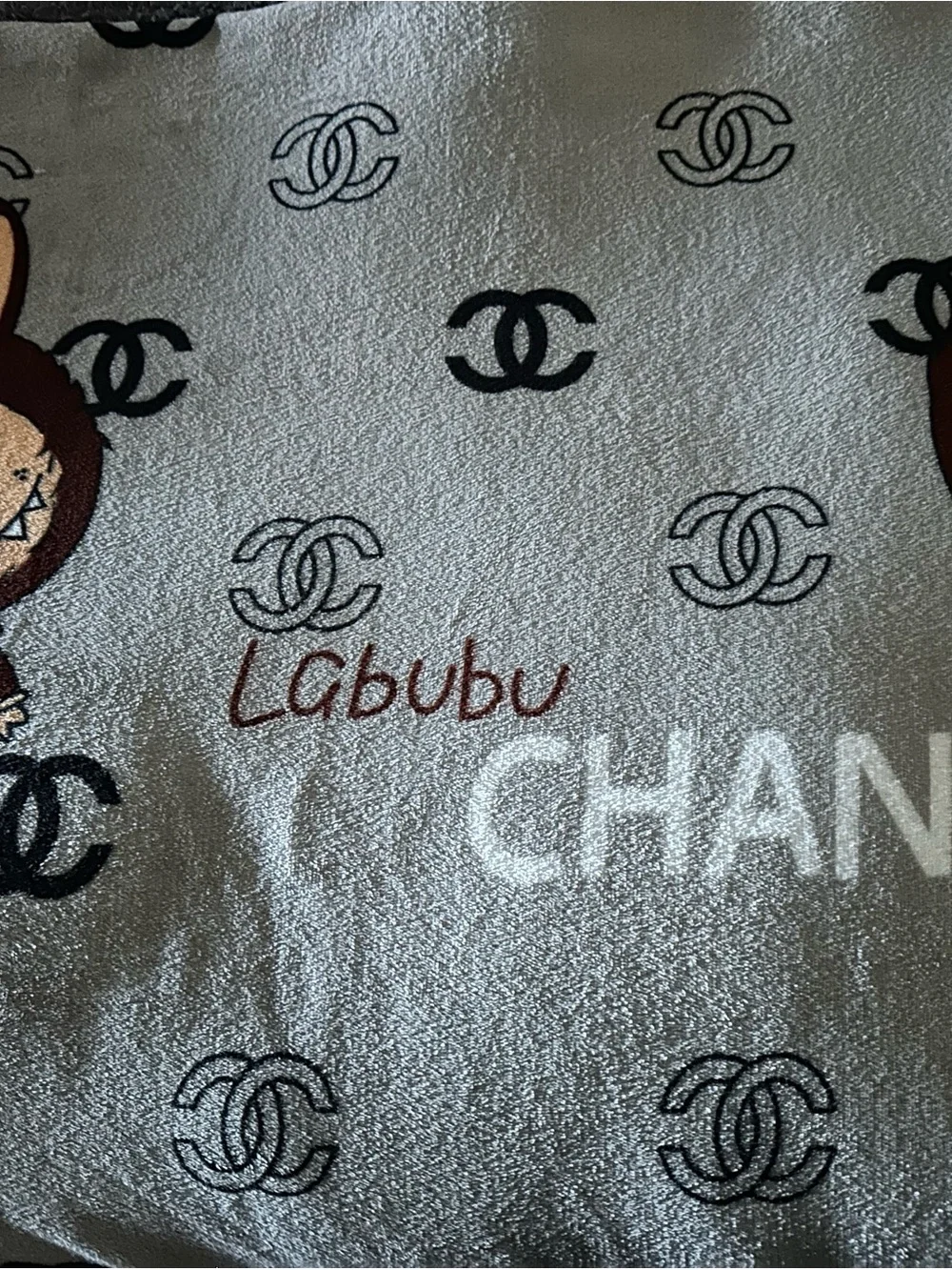 Gray Silver Blanket